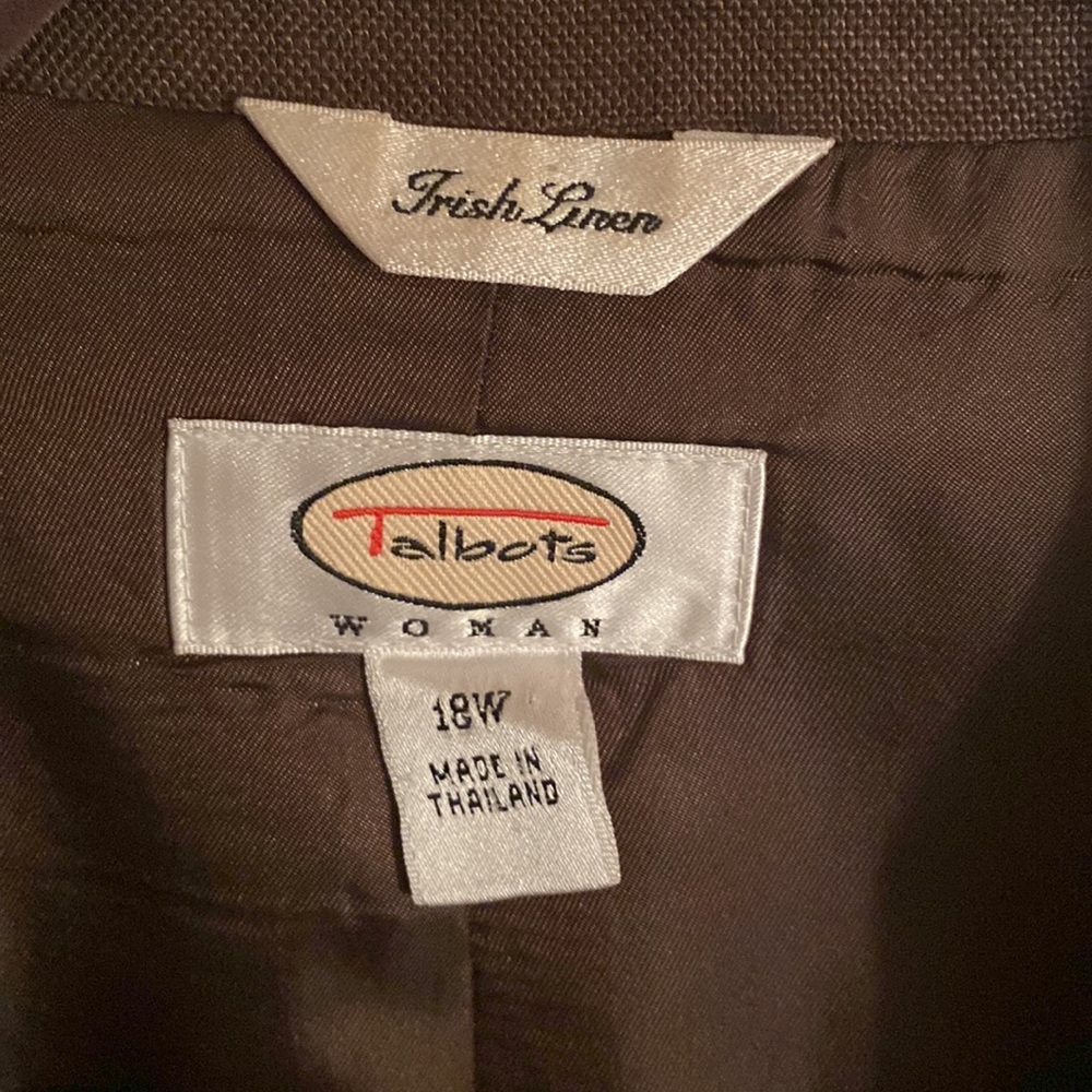 Talbots Brown Women's Blazer Jacket - Picture 2 of 3